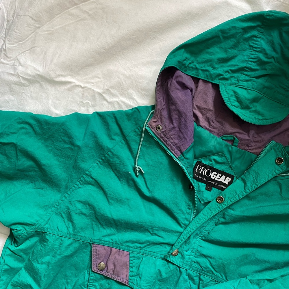 Funky retro windbreaker